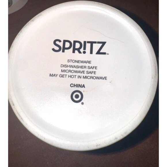 Fall Pumpkin Patterned Stoneware Mug By Spritz 4" Tall Dishwasher & Microwave Sa - Picture 2 of 4